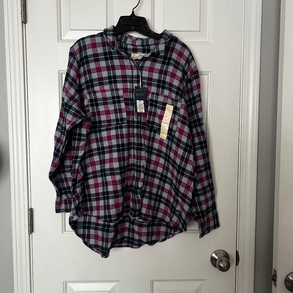 Flannel button up